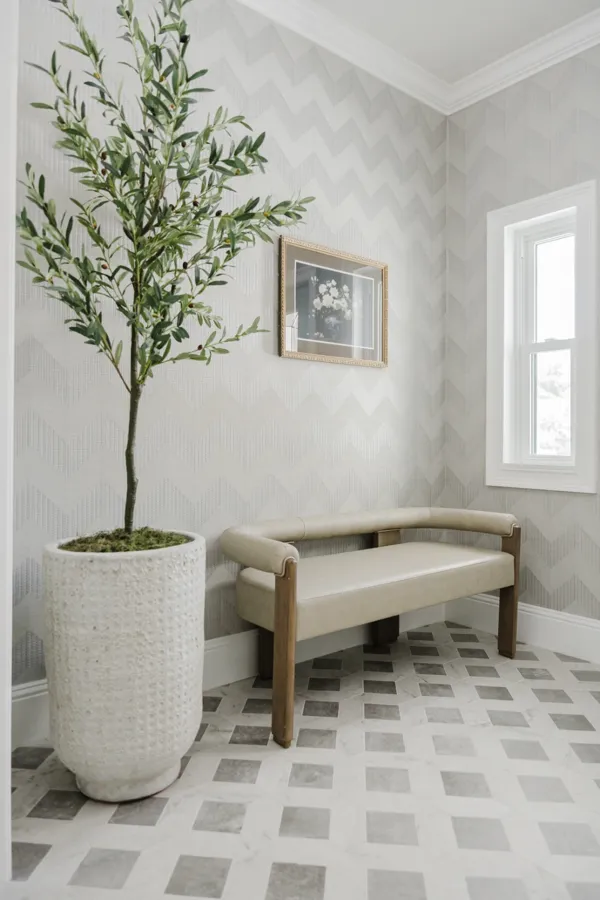 Patterned entryway