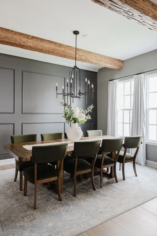 Dining room wall panels